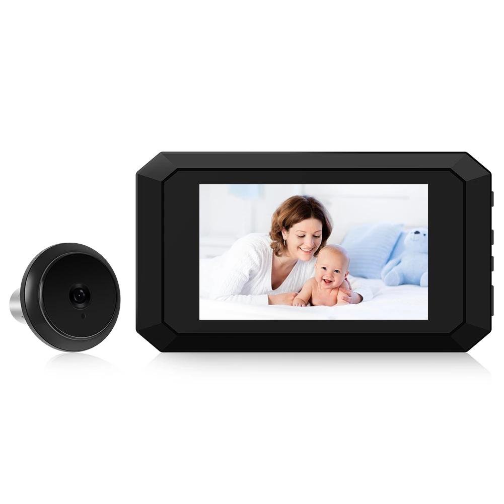 4.0 Inch Doorbell Peephole Viewer Digital Door Camera 1080P IR Night Vision Cat Eye Door Bell Outdoor Smart Home Security Camera