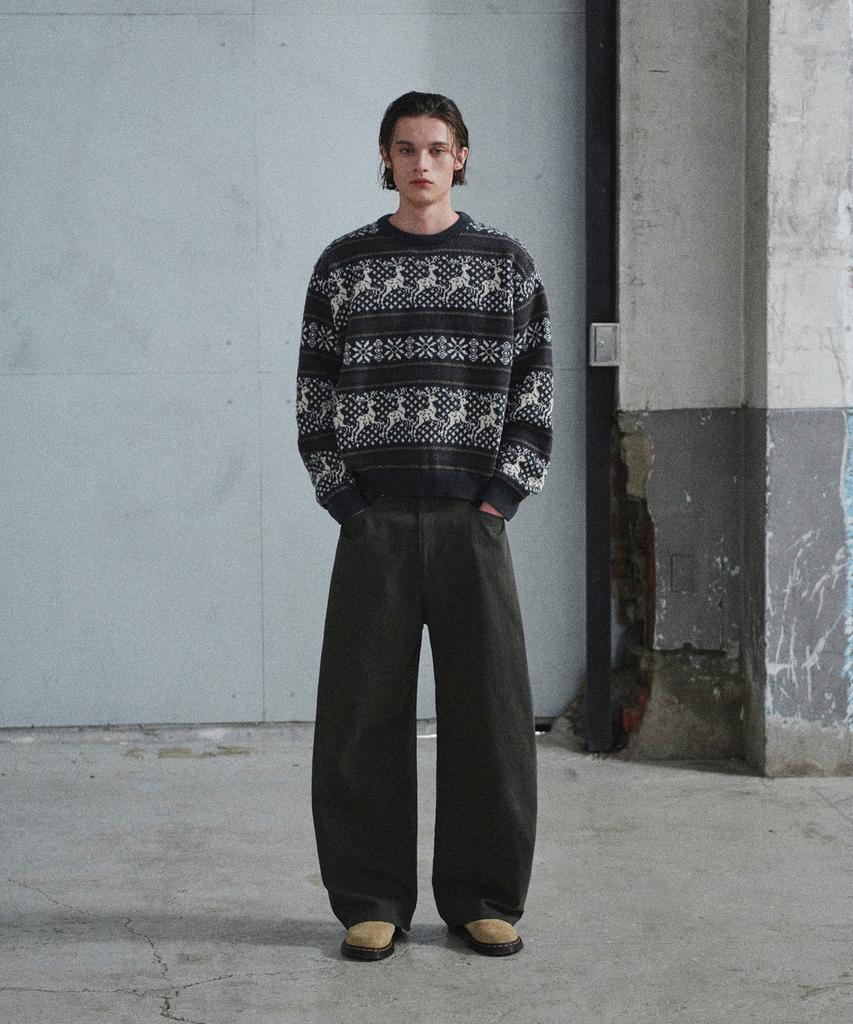 GLW Classic Nordic Knit Charcoal
