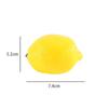 6/10PCS Party Kitchen Lifelike Home Fake Fruit Artificial Lemon Decoration Simulation