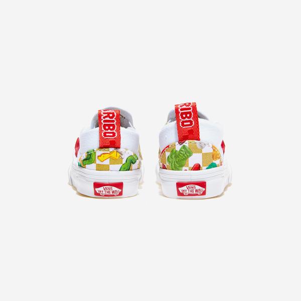 

Vans [Vans x Haribo] Слипоны на липучке - шахматная доска MultiVN0A5EFKBMB, детская обувь