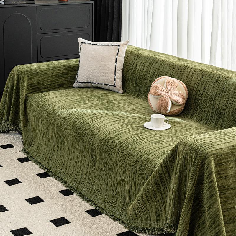 

Ткань чехла для дивана Chenier универсальна для всех сезонов 2025 новый нескользящий цельный полный чехол все включено универсальный чехол-плед 180*130cm