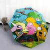 Adventure Time Friendship Automatic Umbrella - Suitable Travel Outdoor Portable Umbrella Birthday Gift Daily Essentials