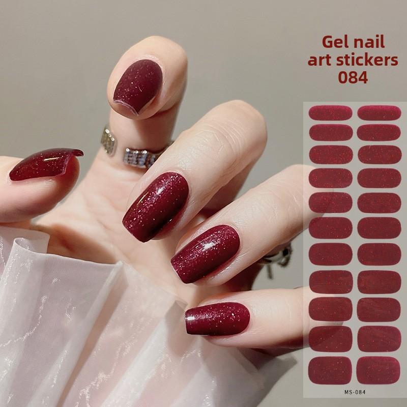 Nail Polish Stickers Without Baking, Nail Polish Glue, Nail Stickers for Manicure