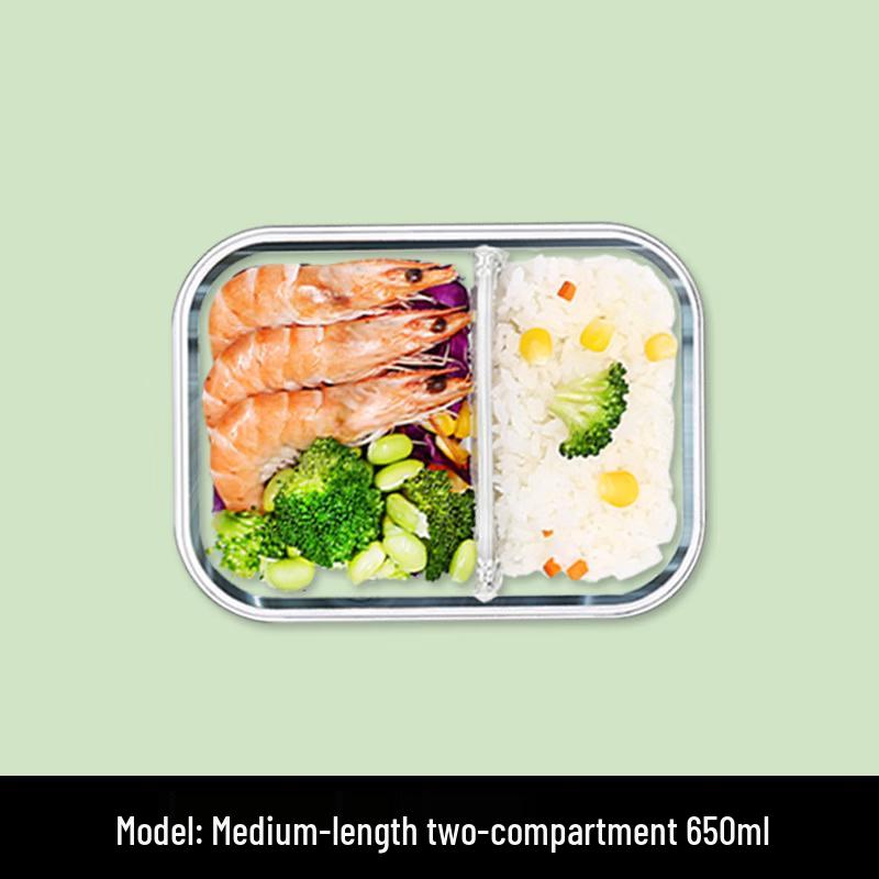 

Ruhan Microwave Safe Glass Lunch Boxes, Set of 2