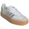 Adidas  Sambae W Crystal White Silver Gum Women Sneakers Silver-Metallic Gum4 IH4046
