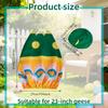 Fun Easter themed Goose costume - perfect for 23-inch cement goose statue lawn, porch, garden and patio outdoor decorations