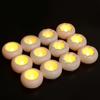 12pcs Floating Candle Lamp Flameless Tea Light Electronic Waterproof LED Light Water Activated For Wedding Party Pool Spa Decor