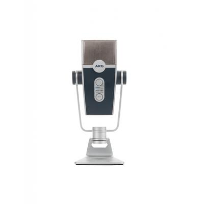 AKG LYRA C44 USB Condenser Microphone for iOS Android Mac Windows PC Blucoil Pop Filter Windscreen 3-FT USB 2.0 Type-A Extension Cable