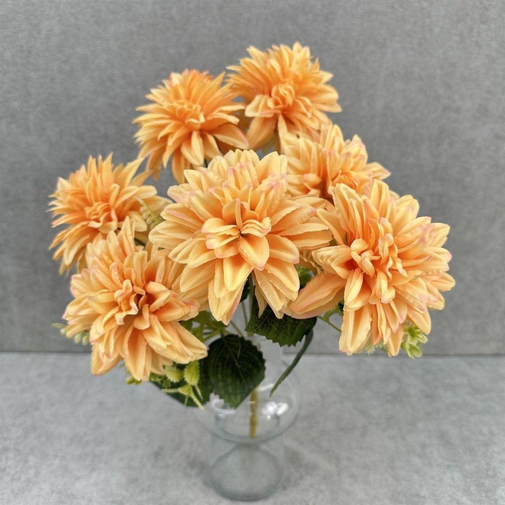 Silk Petals Dahlia Artificial Flower Multicolor Decorative Flower Simulation Flower  Home Decor