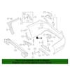 Rear Bumper Cover Bracket for Mercedes-Benz C-Class W205 2015-2018 (2058850056, 2058850156)