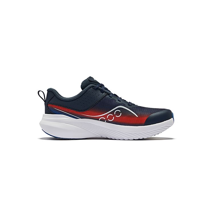Saucony Kinvara 14 Grade School Boys Navy Red SK267461