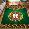 Portuguese Heritage Emblem Carpet Living Room and Bedroom Mats Home Decor Christmas Gifts Office Chair Cushion Bathroom Mat