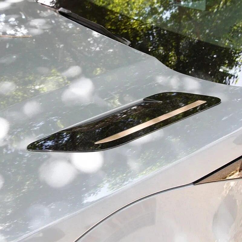 Car Body Outer Cover Air Outlet Base Engine Roof Hood Frame Sticker Trim For Land Rover Range Rover Evoque  Auto Accessories