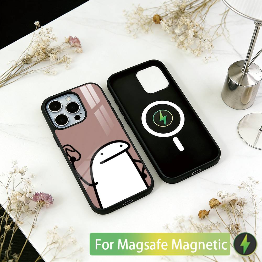 

Cute Celular Flork Funny Phone Case For iPhone17,16,15,14,13,12,11 Plus,Pro Magnetic For Magsafe Wireless Charging iPhone15ProMax