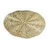 Round Wall Art Decor Elegant Style Iron Material 24.5cm/9.6in Delicate Texture Appearance Golden