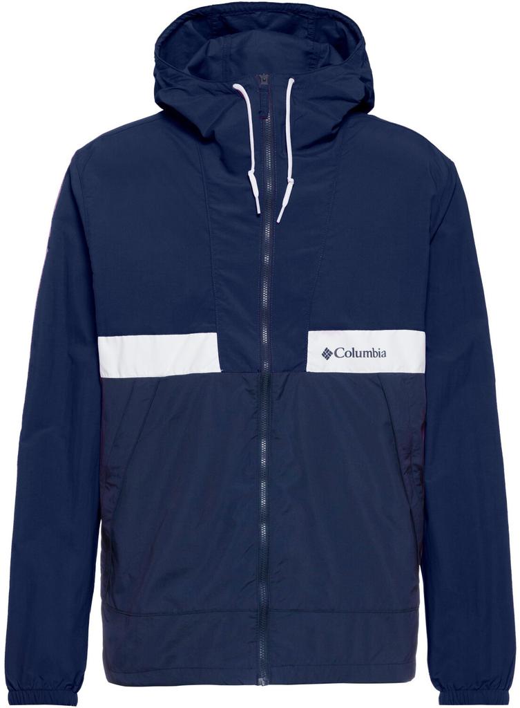 Куртка Columbia Spire Valley Hooded Windbreaker (2117051) collegiate navy/white