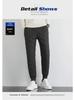 Men's Windproof Winter Sweatpants - Large Size, Cotton, Velvet, Lambskin, Three-Layer Composite, Warm, Casual, Loose Fit