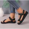 Fashion New Female Shoes on Sale Fashion Summer Outdoor Women's Sandals Solid Open Toe Low-heeled Roman Casual Beach Sandals Women