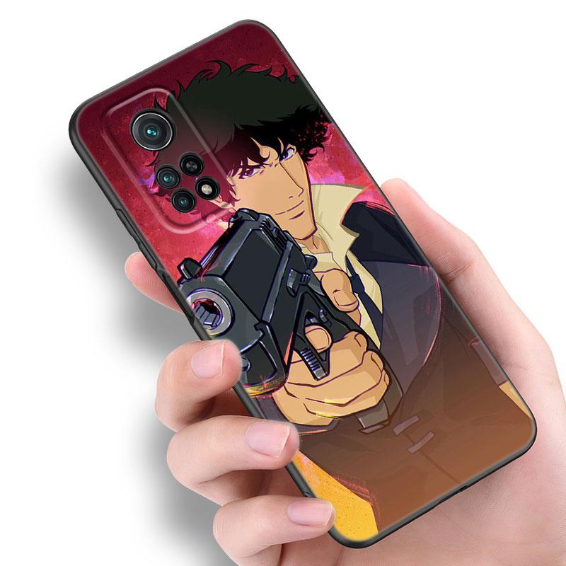 Space Cowboy Bebop Phone Case For Xiaomi Mi A2 8 9 SE Note 10 10T 11 12 Lite 9T 11T 12S 12T Pro A3 6X 12X Soft TPU Black Cover