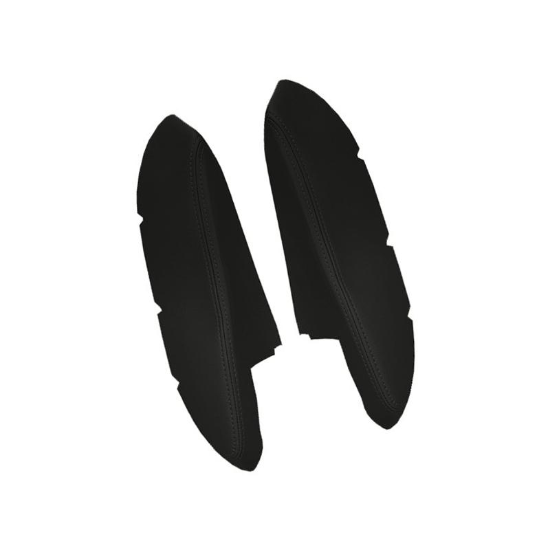 2pcs Soft Leather Front Door Armrest Cover For Honda Ridgeline 2009 2010 2011 2012 2013 2014 Car Door Armrest Panel Cover Trim