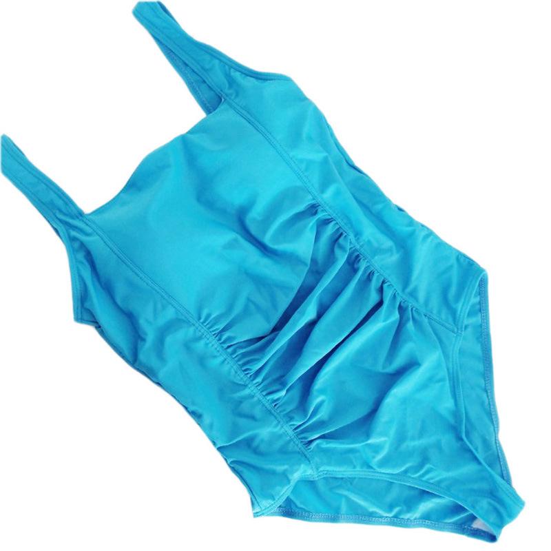 2018 Plus Size Backless One-Piece Swimsuit for Women - European & American Style