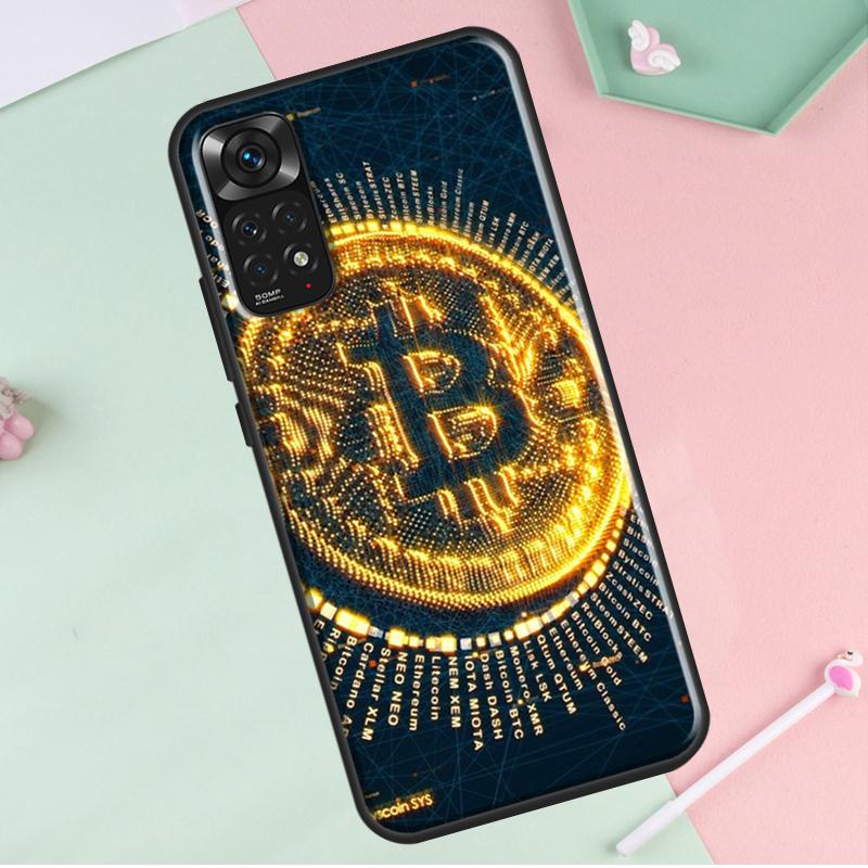 

Bitcoin BTC For Redmi Note 12 Pro Plus Cover For Redmi Note 10 8 9 11 Pro 12S 11S 10S 9S 9C 10C 12C Case Redmi Note 8 Pro