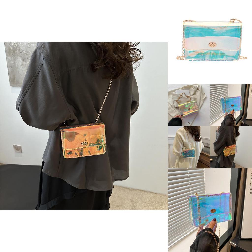 Stylish Summer 2024 Pvc Shoulder Bag Trendy Street Style Crossbody Bag