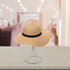 Metal Hat Display Stand Vintage Style Small Desktop Hat Rack Holder for Baseball Fisherman Hats Home Shop Decoration