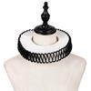 Vintage Renaissances Elizabethan Ruff Collar Victorian Edwardian Costume Neck Ruffle for Halloween Masquerades Cosplay