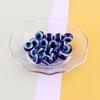 Mixed Size Transparent Resin Eye Beads for DIY Jewelry and Bracelets