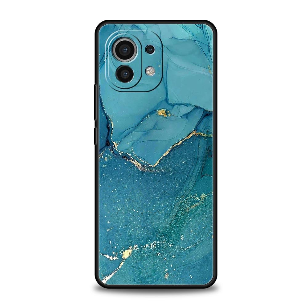 Phone Case For Xiaomi 13 12 11 Lite 12T 11T 10T 9T Mi Poco M4 M3 X4 X3 Pro F4 F3 GT 5G Cover Soft Shell Coque Marble Art Fashion
