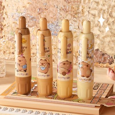 Adhesive Roller Cartoon Double-sided Tape Multifunctional Pen Style Roller Glue Tape  Student