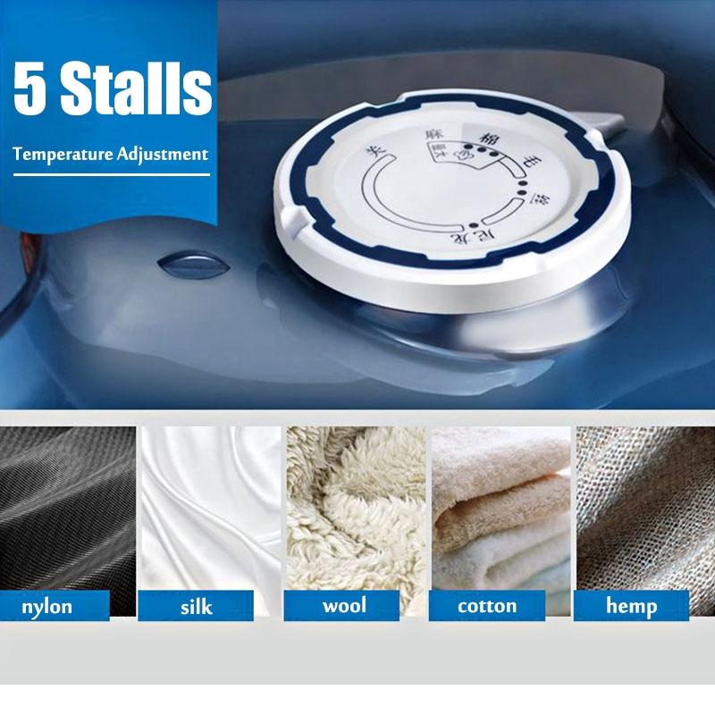 2000W Handheld Garment Steam 220V Electric Iron Machine Fast Heat-up Steamer Clothes 5 Stalls Adjustable Temperature