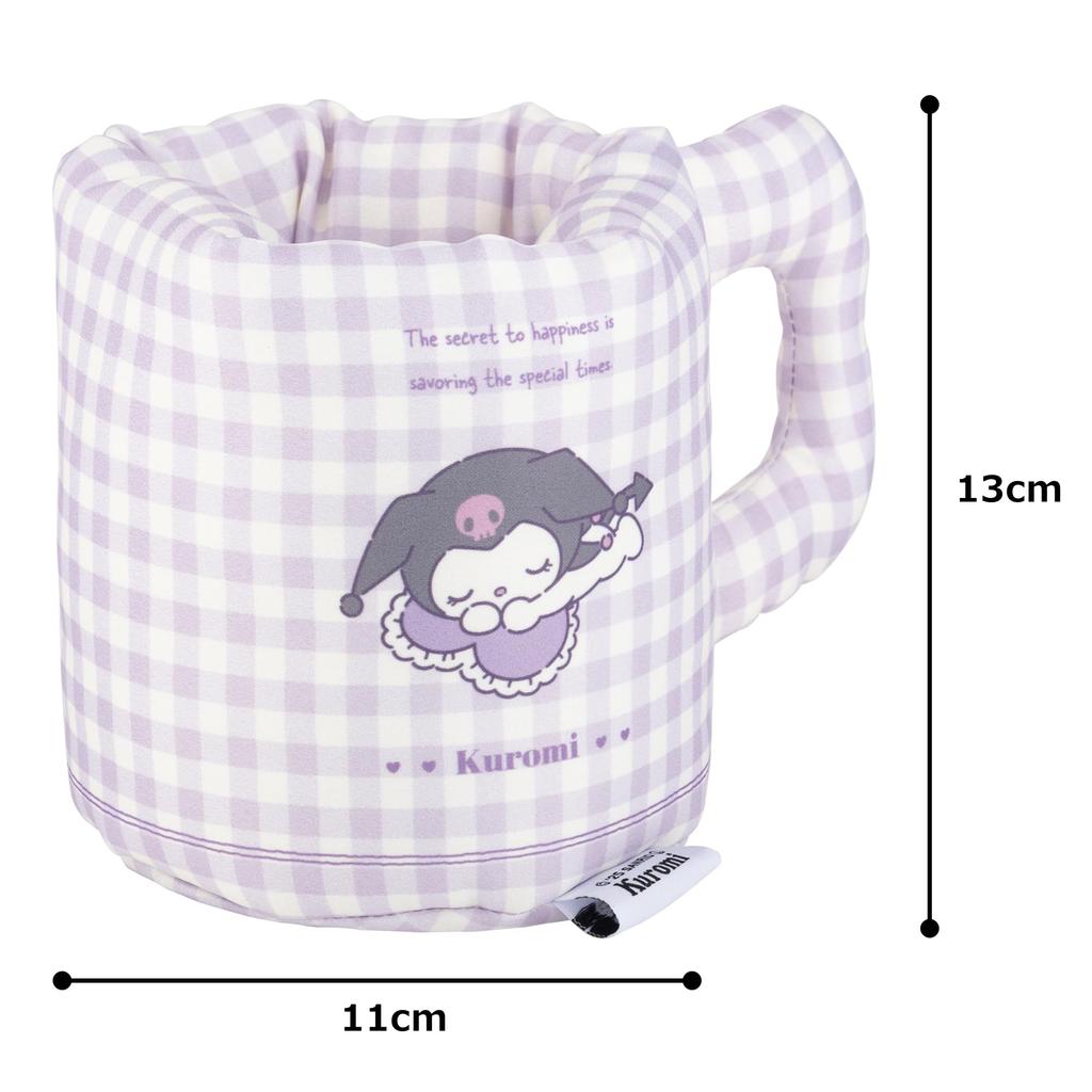 MORIPiLO Hello Kitty Small Item Pink Gingham Pen Cute Sanrio 427398 (Morishita) Mug-Style Holder, Tabletop, Approx. 11x11x13cm, Check, Holder, Goods,