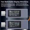 Type-C Cellphone Charging Tester PD Direct Current Voltmeter Power Meter Aluminum Alloy Housing Support 4-30V Voltage 0-12A Current Support Fastchargi