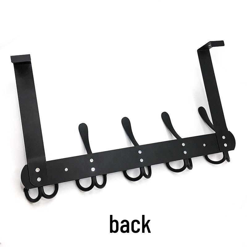 Wall-Mounted No-Punch Door Hook Rack for Bathroom & Bedroom - Clothes, Coats, Hats