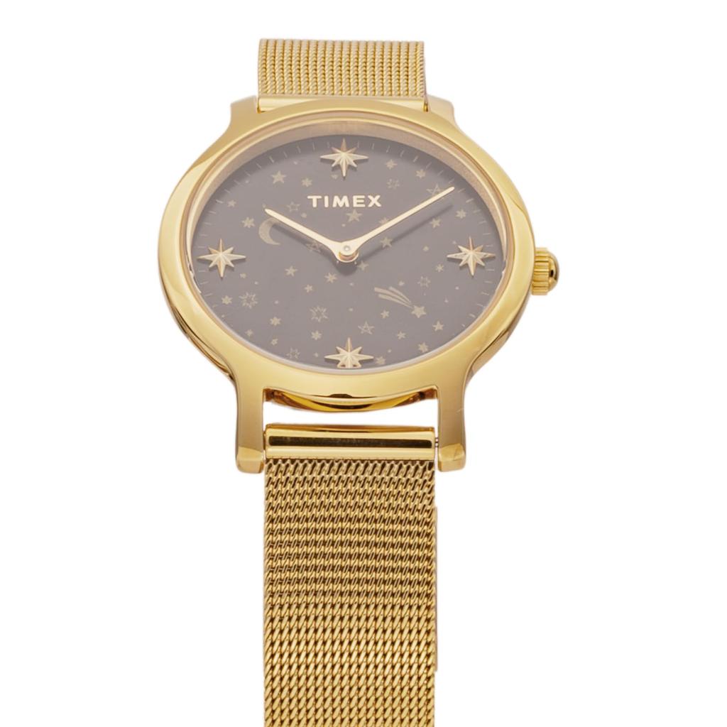 TIMEX Trend Watch, Quartz Movement, 50M Water Resistance, Mineral Glass, Black Dial, TW2W21500, Unisex [Authentic]