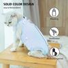 Cat Recovery Suit for Abdominal Wounds Breathable E collar Alternative for Anti Licking Dog Pet