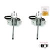 BDP1073-1 2 Pieces Rear Left AND Right Door Hinge Brake Stop Check Strap Limiter Protection Lever Arm for BMW 7 Series E38 1994-2001 51228171672