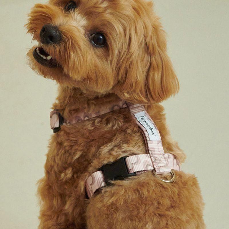 Foreverybari Marble Heart Harness (Strawberry)
