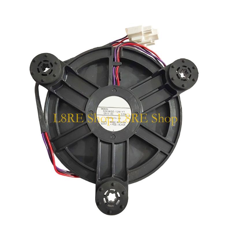 L8RE 12038GE-12M-YT DC12V 0.26A Cooling Fan Replacement for Refrigerator Cooling