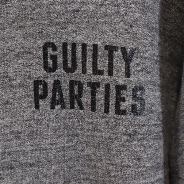 WACKO MARIA made in Japan Back print Long sleeve sweat Zip hoodie L gray Men's Used