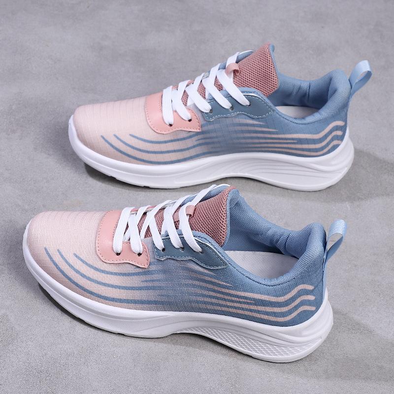 2024 Women's Mesh Casual Shoes with Soft Sole Breathable Running Shoes New Style Fashion Trend for Spring and Autumn