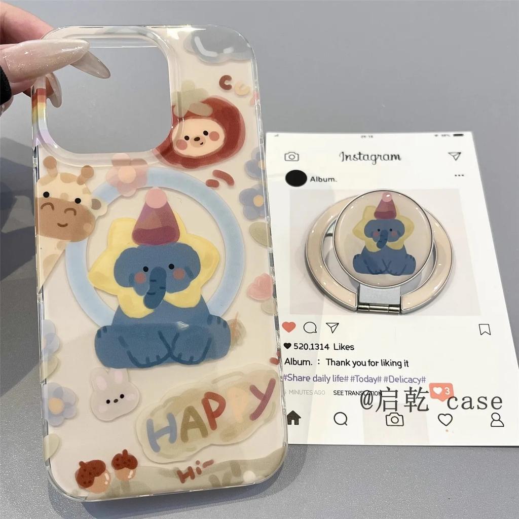 Elephant for Samsung S11fe Mobile Phone Case S11ultra/s11plus/s11 Magnetic Suction 1 Apple 11promax