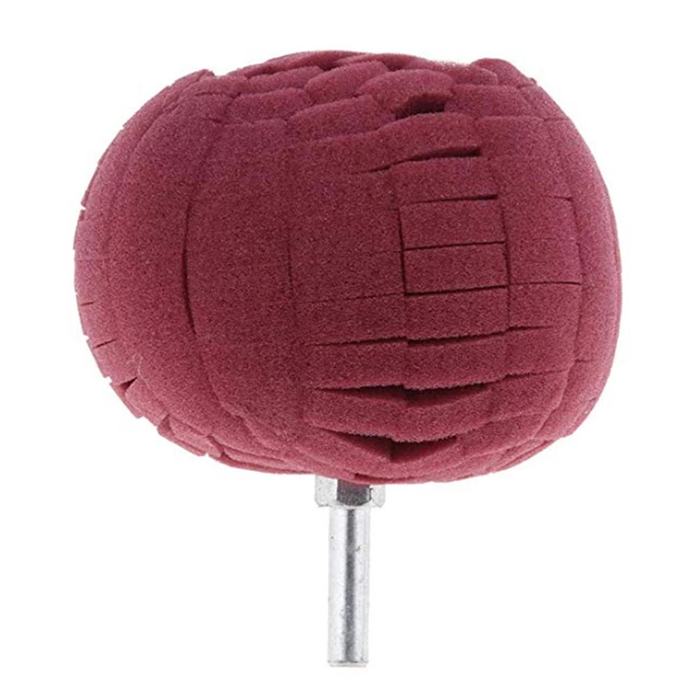Tire Polishing Sponge Auto Wheel Used For Electric Drill Burnishing Ball Polishing Cone Set Car Hub Buffing Sponge Polishing Kit