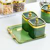 Haushalt Lebensmittel Veranstalter Jar Set Wiederverwendbare Gewürz Lagerung Box Für Candys Snack