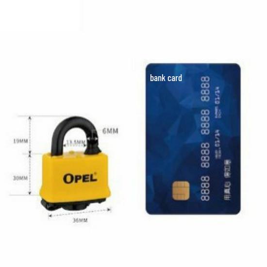 

Universal Anti-Theft Waterproof Padlock – Rustproof, Anti-Prying Security Lock for Gates & Home