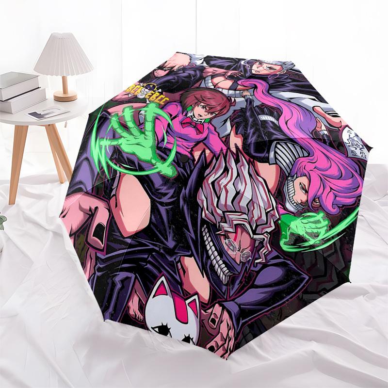 

1pc Anime Characters Auto Open Close Umbrella Portable 3-Fold Design with 8-Bone Iron Frame, Outdoor for Fans, Travelers, Daily Use, Gift Idea.C054