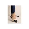 Shoetopia Women'S Golden Block Heel Bellies  Stylish & Comfortable Ballet Flats For Office, And Parties Eu42