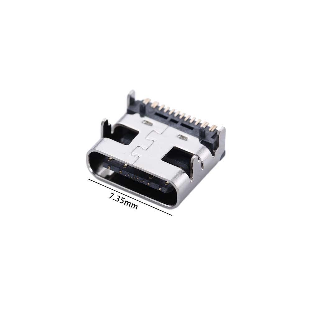 Mufă de încărcare mufă micro Usb tip C Conector cu 16 pini Conector mamă Priză de încărcare Conector SMT